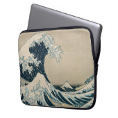 Die große Welle vor Kanagawa Laptopschutzhülle (Vorderseite Links)
