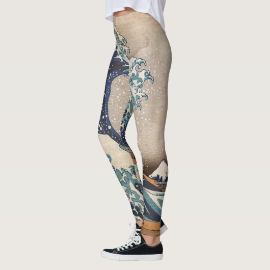 Die große Welle vor Kanagawa Leggings (Links)