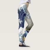 Die große Welle vor Kanagawa Leggings (Rechts)
