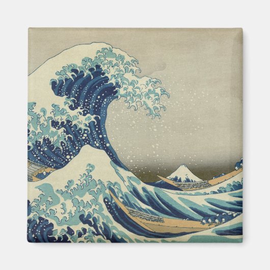 Die große Welle vor Kanagawa Magnet (Vorne)
