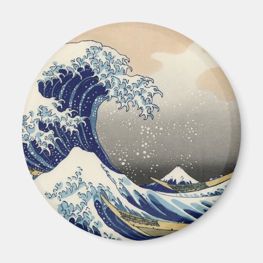 Die große Welle vor Kanagawa Magnet (Vorne)