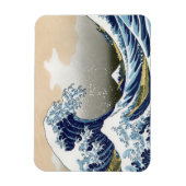 Die große Welle vor Kanagawa Magnet (Vertikal)