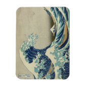 Die große Welle vor Kanagawa Magnet (Vertikal)