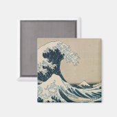 Die große Welle vor Kanagawa Magnet (Vorderseite/Rückseite)