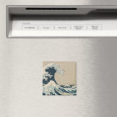 Die große Welle vor Kanagawa Magnet (In Situ (Geschirrspüler))