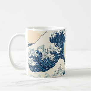 Die große Welle vor Kanagawa Malerei Reproduktion  Kaffeetasse