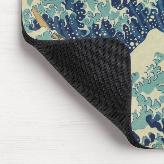 Die große Welle vor Kanagawa Mousepad (Ecke)
