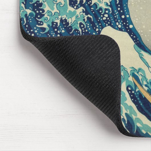 Die große Welle vor Kanagawa Mousepad (Ecke)