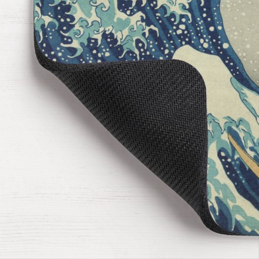 Die große Welle vor Kanagawa Mousepad (Ecke)
