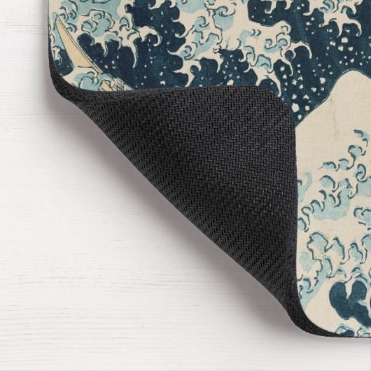 Die große Welle vor Kanagawa Mousepad (Ecke)