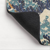 Die große Welle vor Kanagawa Mousepad (Ecke)