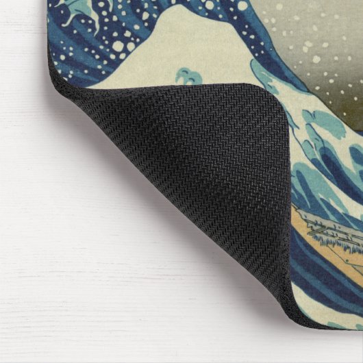 Die große Welle vor Kanagawa Mousepad (Ecke)