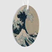 Die große Welle vor Kanagawa Ornament (Vorderseite)