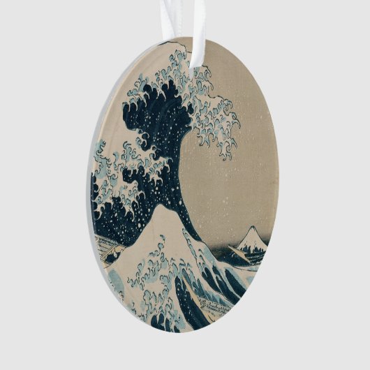 Die große Welle vor Kanagawa Ornament (Vorderseite)