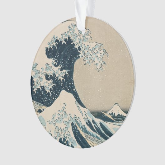 Die große Welle vor Kanagawa Ornament (Vorderseite)
