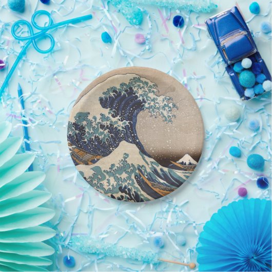 Die große Welle vor Kanagawa Pappteller (Party)