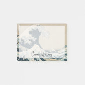 Die große Welle vor Kanagawa Post-it Klebezettel (Vorderseite)