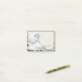 Die große Welle vor Kanagawa Post-it Klebezettel (Auf Schreibtisch)