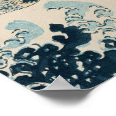 Die große Welle vor Kanagawa Poster (Ecke)