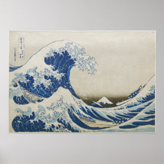 Die große Welle vor Kanagawa Poster