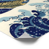 Die große Welle vor Kanagawa Poster (Ecke)