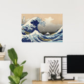 Die große Welle vor Kanagawa Poster (Heimbüro)