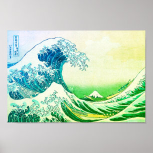 Die große Welle vor Kanagawa Poster