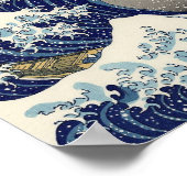 Die große Welle vor Kanagawa Poster (Ecke)