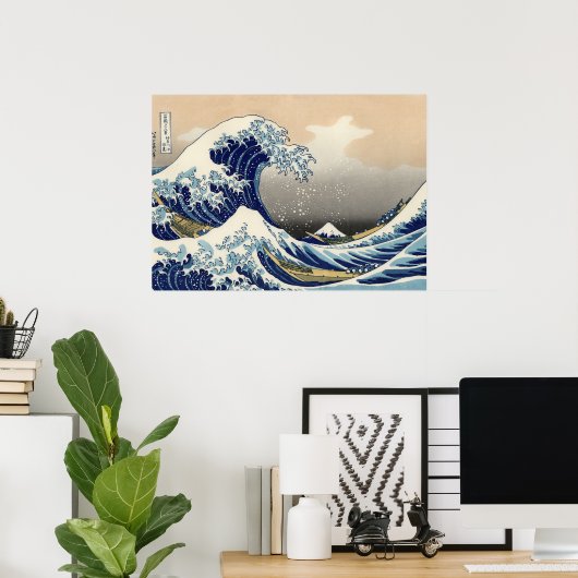 Die große Welle vor Kanagawa-Poster Poster (Heimbüro)