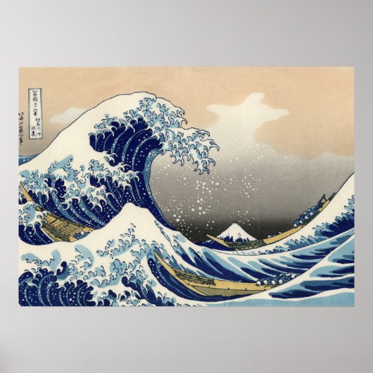 Die große Welle vor Kanagawa-Poster Poster (Vorne)