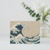 Die große Welle vor Kanagawa Postkarte (Stehend Vorderseite)