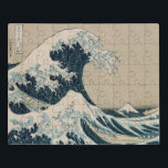 Die große Welle vor Kanagawa Puzzle<br><div class="desc">Die große Welle Kanagawas,  aus der Serie '36 Ansichten des Fuji' | von Katsushika Hokusai | Art Location: Private Collection | Japanischer Künstler | Image Collection number: XIR158277</div>