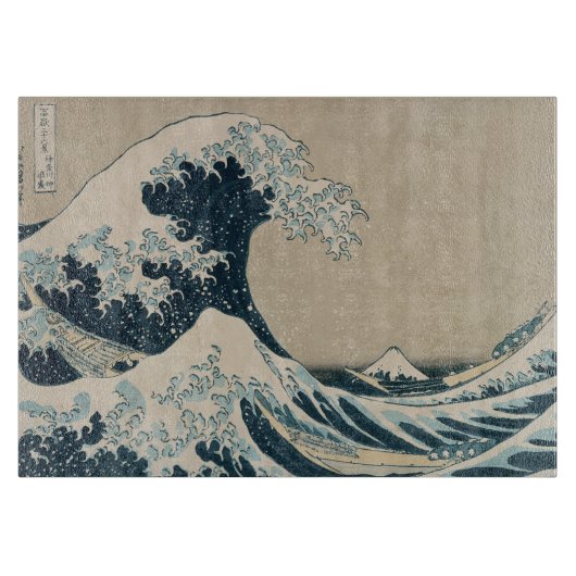 Die große Welle vor Kanagawa Schneidebrett (Vorderseite)