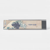 Die große Welle vor Kanagawa Schreibtischnamensplakette (Vorderseite )