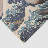 Die große Welle vor Kanagawa Seidenpapier (Ausschnitt)