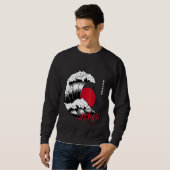 Die große Welle vor Kanagawa Sweatshirt (Vorne ganz)