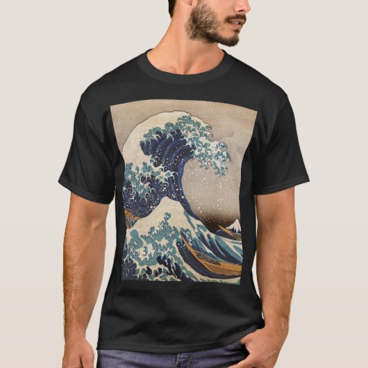 Die große Welle vor Kanagawa T-Shirt (Vorderseite)