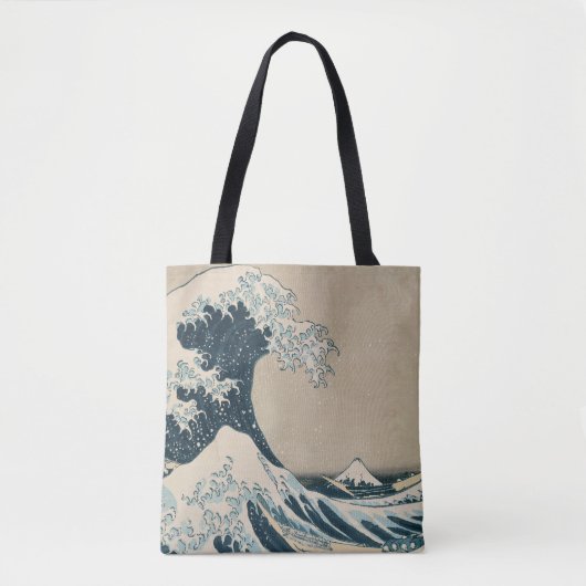 Die große Welle vor Kanagawa Tasche (Vorderseite)