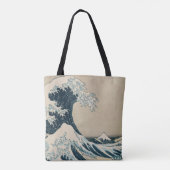 Die große Welle vor Kanagawa Tasche (Rückseite)