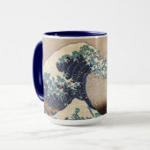 Die große Welle vor Kanagawa Tasse (Vorderseite Links)