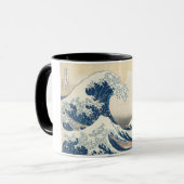 Die große Welle vor Kanagawa Tasse (Vorderseite Links)