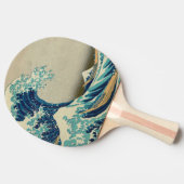 Die große Welle vor Kanagawa Tischtennis Schläger (Seitenansicht)