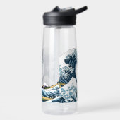 Die große Welle vor Kanagawa Trinkflasche (Links)