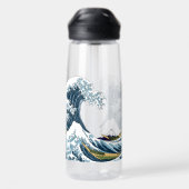 Die große Welle vor Kanagawa Trinkflasche (Rückseite)