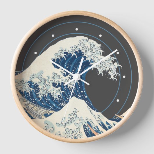 Die große Welle vor Kanagawa Uhr (Vorderseite)
