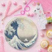 Die große Welle vor Kanagawa Ukiyo-e Japanisch Pappteller (Party)