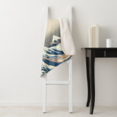 Die große Welle vor Kanagawa Ukiyo-e Japanisch Sherpadecke (Beispiel)