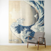 Die große Welle vor Kanagawa Ukiyo-e Japanisch Wandteppich (Beispiel)