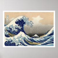 Die große Welle vor Kanagawa Ukiyo-e