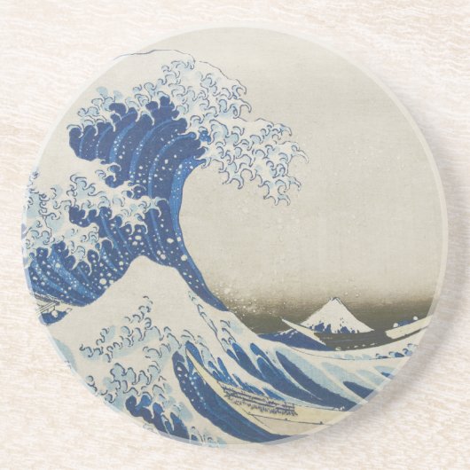 Die große Welle vor Kanagawa Untersetzer (Vorne)